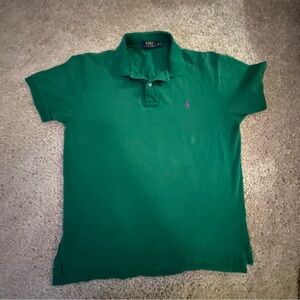 Polo Ralph Lauren Shirt Mens Medium Green 100% Cotton